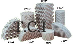 Ceramic structure packing